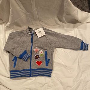 NWT Hanna zip up sweatshirt